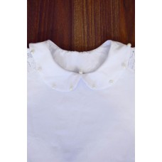 Блуза Виолетта с бусинками (короткий рукав)