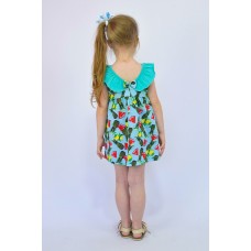 Платье для девочки с рюшей