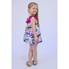 Платье для девочки с рюшей