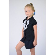 Блуза для девочки с кружевом