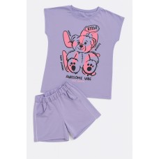 Пижама женская (футболка+шорты)