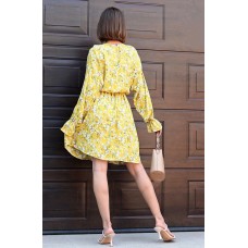 Платье женское (цветочный принт)