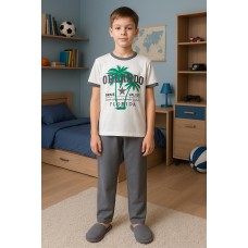 Піжама підліткова для хлопчика (футболка+штани)