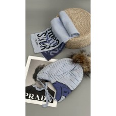 Шапка + шарф дитяча