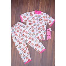 Пижама для девочки на кнопке