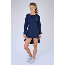 Платье - туника подростковое с бусинками