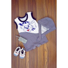 Комбінезон з накатом ясельний + бандана