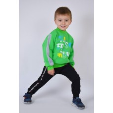 Батник для хлопчика зі вставками