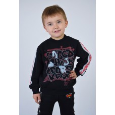 Батник для хлопчика зі вставками