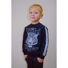 Батник для хлопчика зі вставками