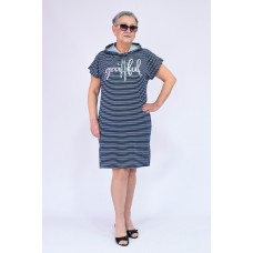 Платье женское с капюшоном