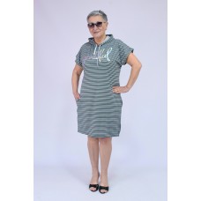 Платье женское с капюшоном