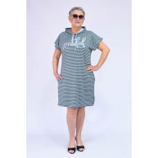 Платье женское с капюшоном