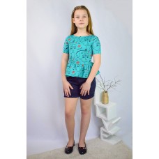 Комплект для девочки «Вика» ( Туника + Шорты )