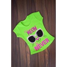 Футболка для дівчинки з накатом