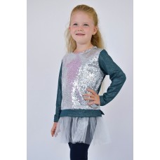 Джемпер для дівчинки з фатином "Влада"