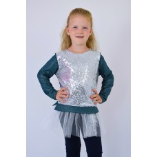 Джемпер для дівчинки з фатином "Влада"