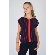 Блуза для девочки «Британи» в горох