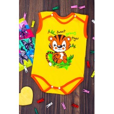 Боді ясельний без рукава з накатом