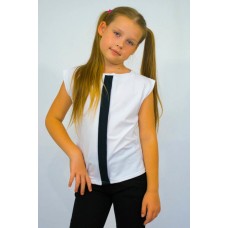 Блуза школьная «Британи» без рукава