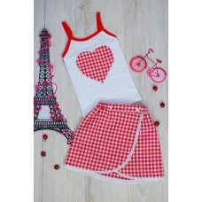 Комплект для девочки «Дашенька» (топ+юбка)